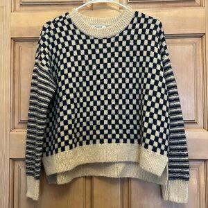 Madewell checkered sweater